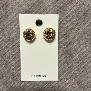 Gold Knot Earrings